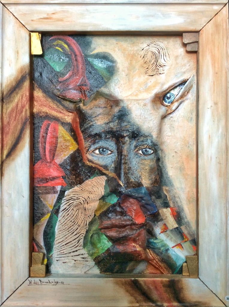 “De Droom over Marcel Duchamp, aan de achterzijde van een schilderij, hangend aan de muur van tijdloosheid”